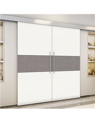 Holzschiebetür Eco-Line - Design-Linien  Model 4016-3
