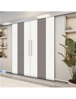 Holzschiebetür Eco-Line - Design-Linien  Model 4028-2