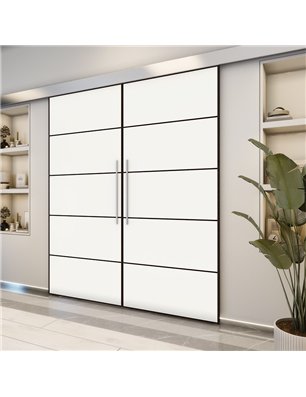 Holzschiebetür Eco-Line - Design-Linien  Model 4040-2