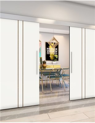 Holzschiebetür Eco-Line - Design-Linien Model 4047