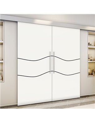 Holzschiebetür Eco-Line - Design-Linien  Model 4057-3
