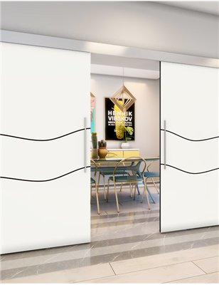 Holzschiebetür Eco-Line - Design-Linien Model 4060