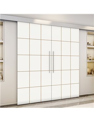 Holzschiebetür Eco-Line - Design-Linien  Model 4078-3