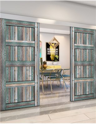 Holzschiebetür Eco-Line - Country Model 4015