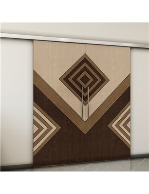 Holzschiebetür Slim-Line - Holz-Mix  Model 4010-2