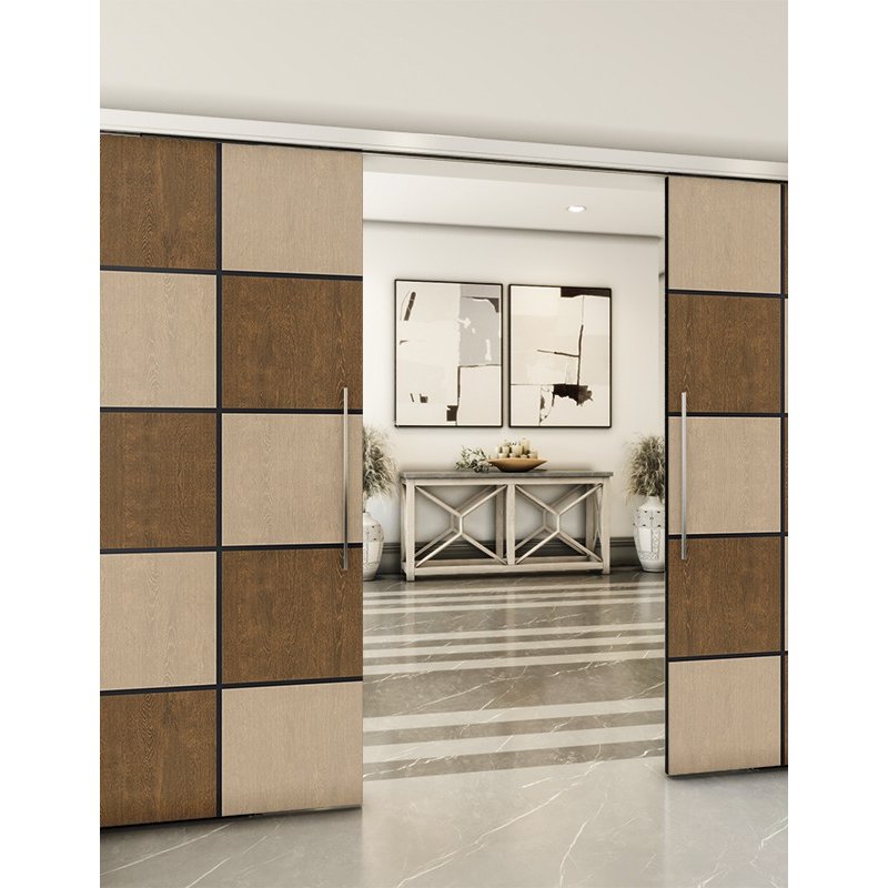Holzschiebetür Slim-Line - Holz-Mix Model 4029 Holzschiebetür Slim-Line - Holz-Mix Model 4029
