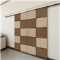 Holzschiebetür Slim-Line - Holz-Mix Model 4029 Holzschiebetür Slim-Line - Holz-Mix Model 4029