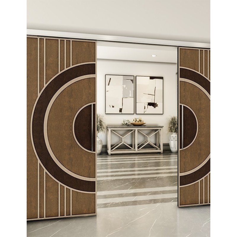 Holzschiebetür Slim-Line - Holz-Mix Model 4035 Holzschiebetür Slim-Line - Holz-Mix Model 4035