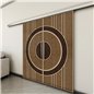 Holzschiebetür Slim-Line - Holz-Mix Model 4035 Holzschiebetür Slim-Line - Holz-Mix Model 4035