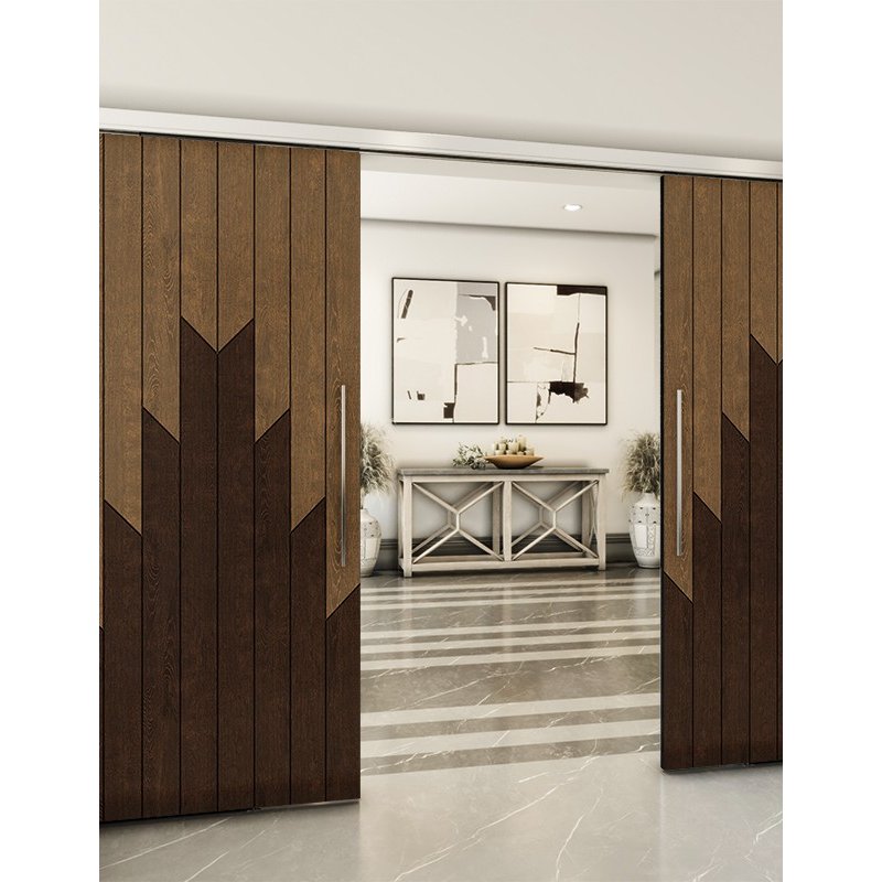 Holzschiebetür Slim-Line - Holz-Mix Model 4039 Holzschiebetür Slim-Line - Holz-Mix Model 4039