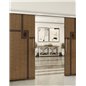 Holzschiebetür Slim-Line - Holz-Mix Model 4059 Holzschiebetür Slim-Line - Holz-Mix Model 4059