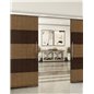 Holzschiebetür Slim-Line - Holz-Mix Model 4066 Holzschiebetür Slim-Line - Holz-Mix Model 4066
