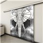 Holzschiebetür Slim-Line - Hell - Dunkel-Mix Model 4062 Holzschiebetür Slim-Line - Hell - Dunkel-Mix Model 4062