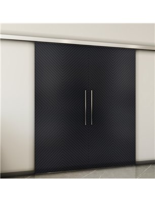 Holzschiebetür Slim-Line - Schwarz  Model 4047-2