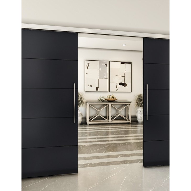 Holzschiebetür Slim-Line - Schwarz Model 4066 Holzschiebetür Slim-Line - Schwarz Model 4066