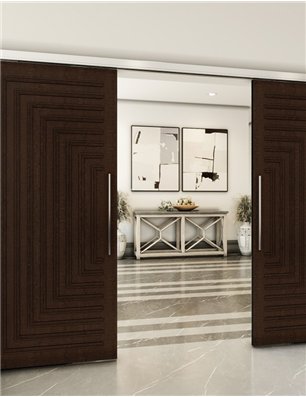 Holzschiebetür Slim-Line - Wenge  Model 4001