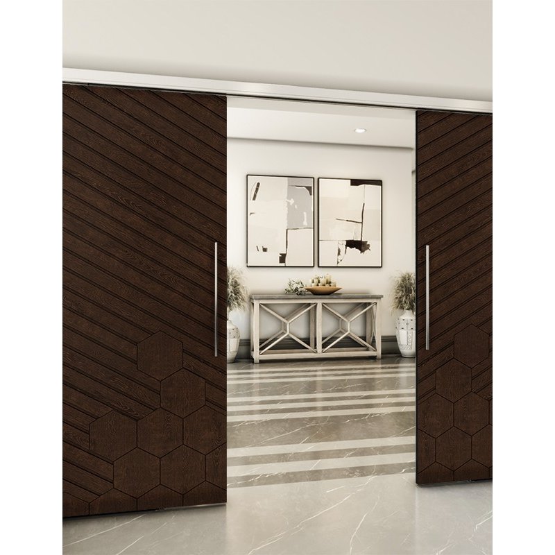 Holzschiebetür Slim-Line - Wenge Model 4016 Holzschiebetür Slim-Line - Wenge Model 4016