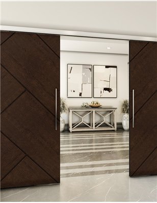 Holzschiebetür Slim-Line - Wenge Model 4026