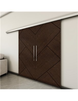 Holzschiebetür Slim-Line - Wenge  Model 4026-3