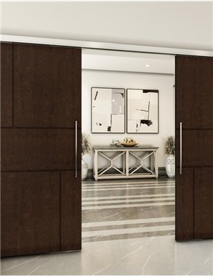 Holzschiebetür Slim-Line - Wenge Model 4027