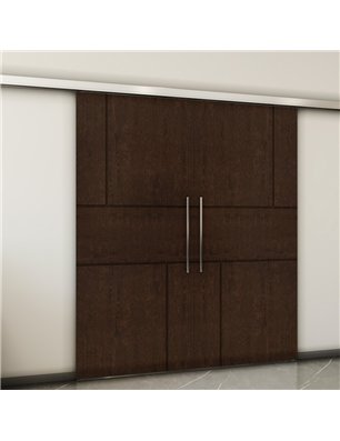 Holzschiebetür Slim-Line - Wenge  Model 4027-2