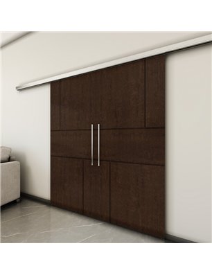Holzschiebetür Slim-Line - Wenge  Model 4027-3