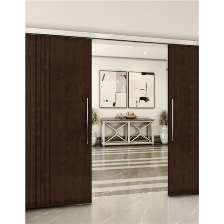 Holzschiebetür Slim-Line - Wenge Model 4028