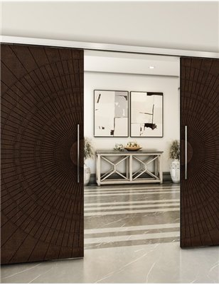 Holzschiebetür Slim-Line - Wenge Model 4036