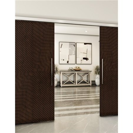 Holzschiebetür Slim-Line - Wenge Model 4050