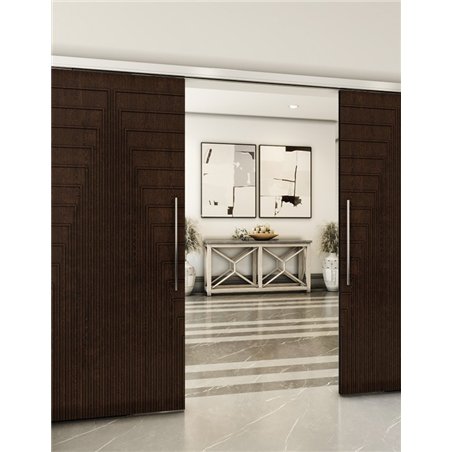 Holzschiebetür Slim-Line - Wenge Model 4053
