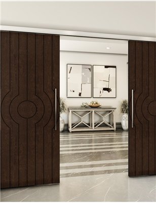 Holzschiebetür Slim-Line - Wenge Model 4055