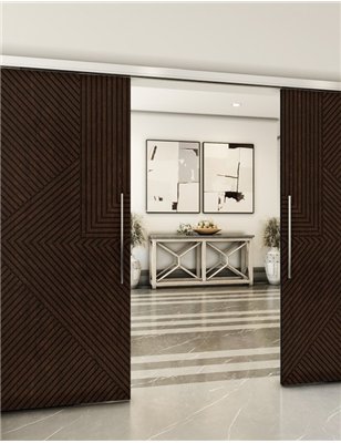 Holzschiebetür Slim-Line - Wenge Model 4058