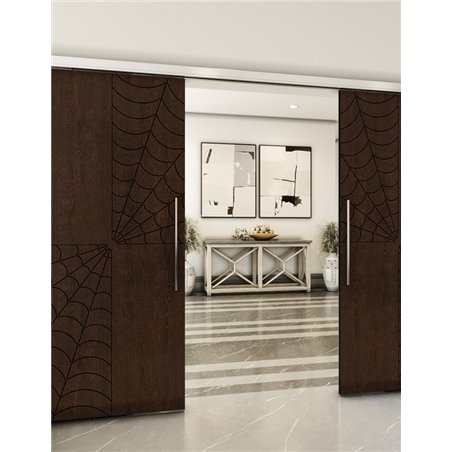Holzschiebetür Slim-Line - Wenge Model 4076