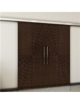 Holzschiebetür Slim-Line - Wenge  Model 4076-2