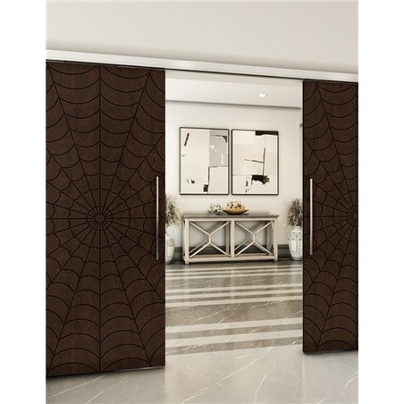 Holzschiebetür Slim-Line - Wenge Model 4077