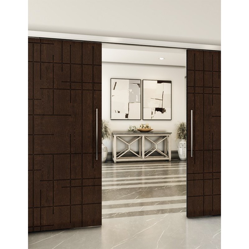 Holzschiebetür Slim-Line - Wenge Model 4087 Holzschiebetür Slim-Line - Wenge Model 4087