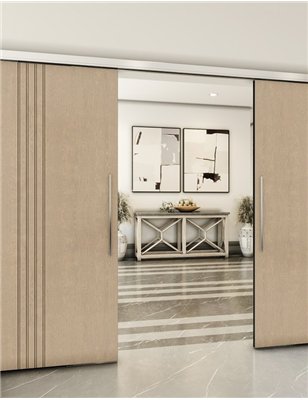 Holzschiebetür Slim-Line - Eiche Model 4028