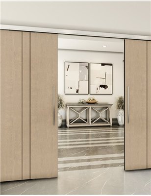 Holzschiebetür Slim-Line - Eiche Model 4030