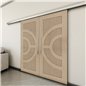 Holzschiebetür Slim-Line - Eiche Model 4051 Holzschiebetür Slim-Line - Eiche Model 4051