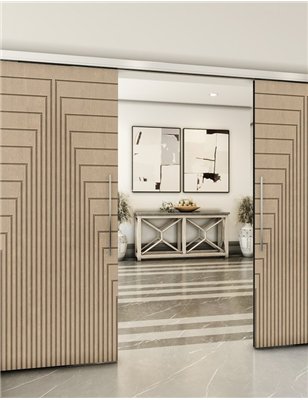 Holzschiebetür Slim-Line - Eiche Model 4052