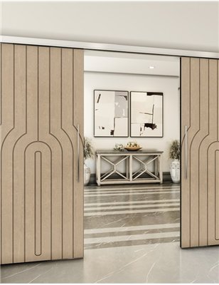 Holzschiebetür Slim-Line - Eiche Model 4056