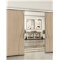 Holzschiebetür Slim-Line - Eiche Model 4064 Holzschiebetür Slim-Line - Eiche Model 4064