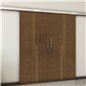 Holzschiebetür Slim-Line - Nussbaum Model 4040 Holzschiebetür Slim-Line - Nussbaum Model 4040