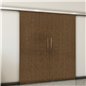 Holzschiebetür Slim-Line - Nussbaum Model 4058 Holzschiebetür Slim-Line - Nussbaum Model 4058