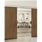 Holzschiebetür Slim-Line - Nussbaum Model 4064 Holzschiebetür Slim-Line - Nussbaum Model 4064