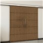 Holzschiebetür Slim-Line - Nussbaum Model 4066 Holzschiebetür Slim-Line - Nussbaum Model 4066