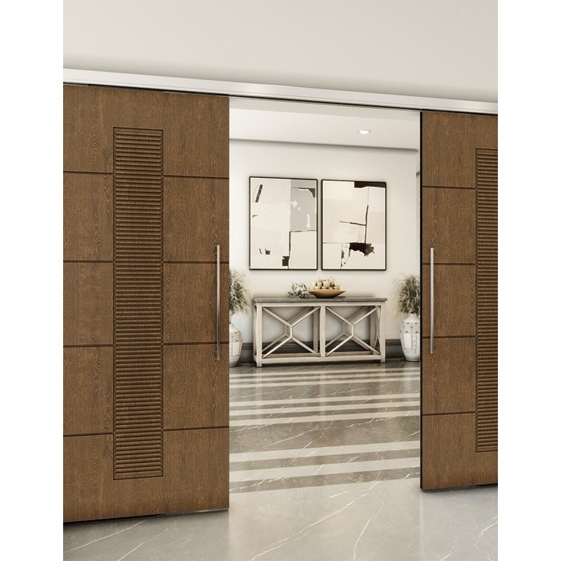 Holzschiebetür Slim-Line - Nussbaum Model 4067 Holzschiebetür Slim-Line - Nussbaum Model 4067
