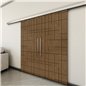 Holzschiebetür Slim-Line - Nussbaum Model 4087 Holzschiebetür Slim-Line - Nussbaum Model 4087
