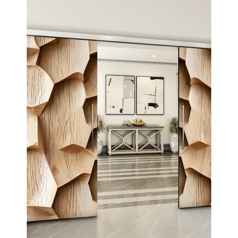 Holzschiebetür Slim-Line - Holzkunst Model 4002 Holzschiebetür Slim-Line - Holzkunst Model 4002