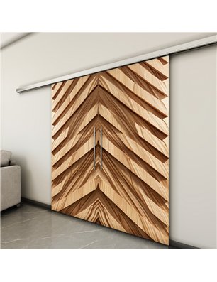 Holzschiebetür Slim-Line - Holzkunst  Model 4005-3